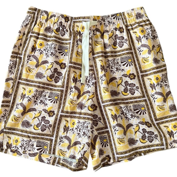 Forever 21 Men's Floral Drawstring Shorts - Picture 1 of 6